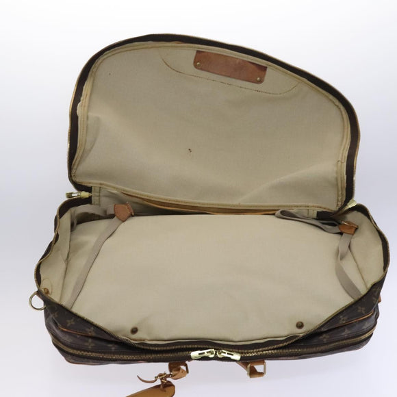 LOUIS VUITTON Monogram Alize De Poche Boston Bag 2way M41392 LV Auth MX197