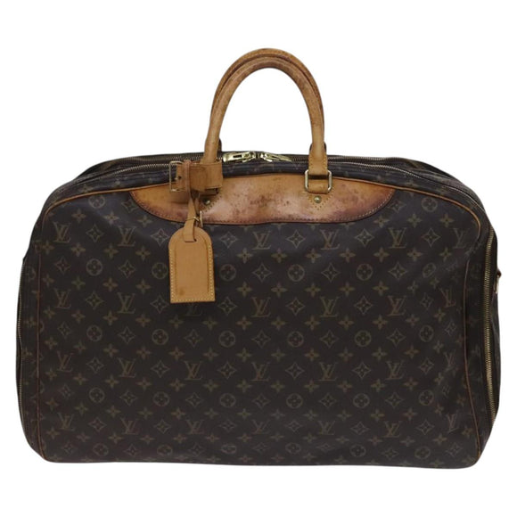 LOUIS VUITTON Monogram Alize De Poche Boston Bag 2way M41392 LV Auth MX197