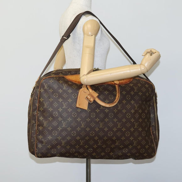 LOUIS VUITTON Monogram Alize De Poche Boston Bag 2way M41392 LV Auth MX197