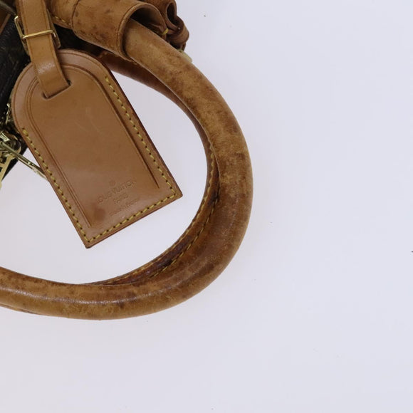 LOUIS VUITTON Monogram Alize De Poche Boston Bag 2way M41392 LV Auth MX197