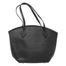 LOUIS VUITTON Epi Saint Jacques Shoulder Bag Black M50042 LV Auth MX200-1