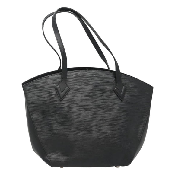 LOUIS VUITTON Epi Saint Jacques Shoulder Bag Black M50042 LV Auth MX200