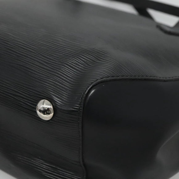 LOUIS VUITTON Epi Saint Jacques Shoulder Bag Black M50042 LV Auth MX200