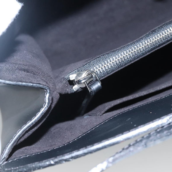 LOUIS VUITTON Epi Saint Jacques Shoulder Bag Black M50042 LV Auth MX200