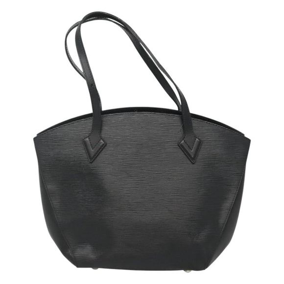 LOUIS VUITTON Epi Saint Jacques Shoulder Bag Black M50042 LV Auth MX200