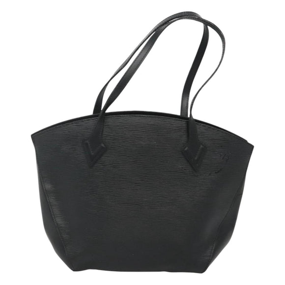 LOUIS VUITTON Epi Saint Jacques Shoulder Bag Black M50042 LV Auth MX200