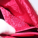 Salvatore Ferragamo Gancini Shoulder Bag Leather Pink Silver Auth MX210-22