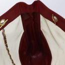 CHANEL Matelasse Chain Shoulder Bag Vinyl Red CC Auth MX212-17