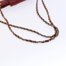CHANEL Matelasse Chain Shoulder Bag Vinyl Red CC Auth MX212-7