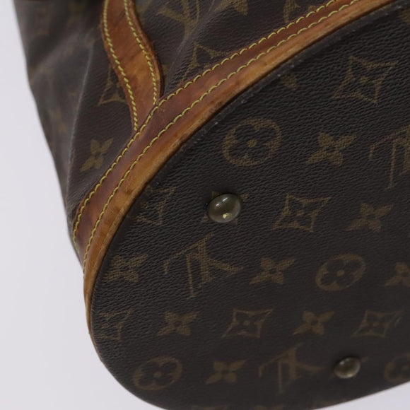 LOUIS VUITTON Monogram Bucket GM Shoulder Bag M42236 LV Auth MX215