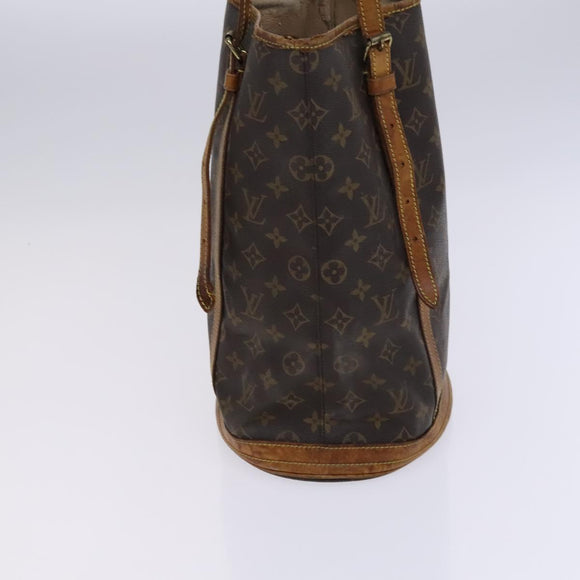 LOUIS VUITTON Monogram Bucket GM Shoulder Bag M42236 LV Auth MX215