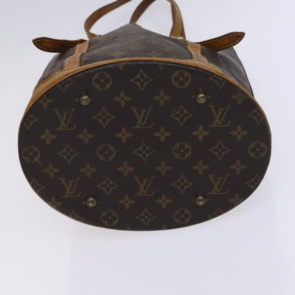 LOUIS VUITTON Monogram Bucket GM Shoulder Bag M42236 LV Auth MX215