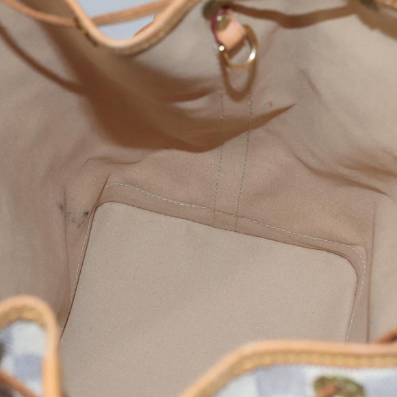 LOUIS VUITTON Damier Azur Noe Shoulder Bag N42222 LV Auth MX220