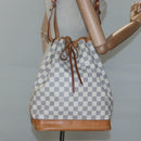 LOUIS VUITTON Damier Azur Noe Shoulder Bag N42222 LV Auth MX220-21