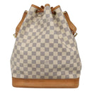 LOUIS VUITTON Damier Azur Noe Shoulder Bag N42222 LV Auth MX220-2