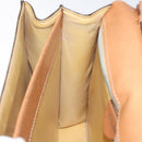 CELINE Macadam Canvas Shoulder Bag PVC Leather Brown Gold Auth MX221-19