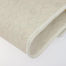 Christian Dior Honeycomb Canvas Shoulder Bag PVC White Auth MX224-16