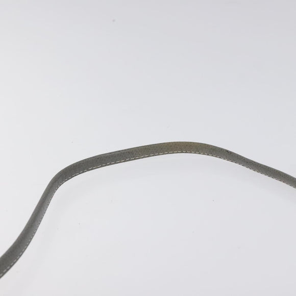 Christian Dior Honeycomb Canvas Shoulder Bag PVC White Auth MX224