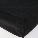 FENDI Zucca Canvas Shoulder Bag Black Auth MX235-15