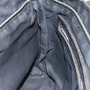 FENDI Zucca Canvas Shoulder Bag Black Auth MX235-20