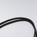 FENDI Zucca Canvas Shoulder Bag Black Auth MX235-8