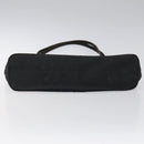 FENDI Zucca Canvas Shoulder Bag Black Auth MX235-5