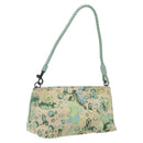 BOTTEGA VENETA Shoulder Bag Canvas Outlet Peppermint Auth MX236-1