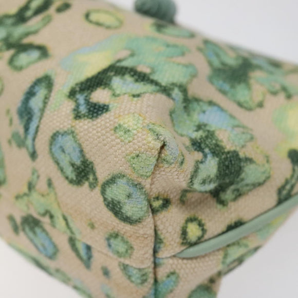 BOTTEGA VENETA Shoulder Bag Canvas Outlet Peppermint Auth MX236