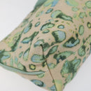 BOTTEGA VENETA Shoulder Bag Canvas Outlet Peppermint Auth MX236-14