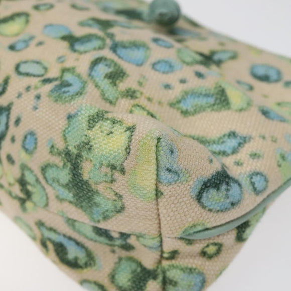 BOTTEGA VENETA Shoulder Bag Canvas Outlet Peppermint Auth MX236