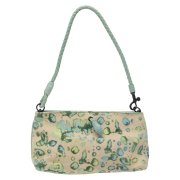 BOTTEGA VENETA Shoulder Bag Canvas Outlet Peppermint Auth MX236 - 0