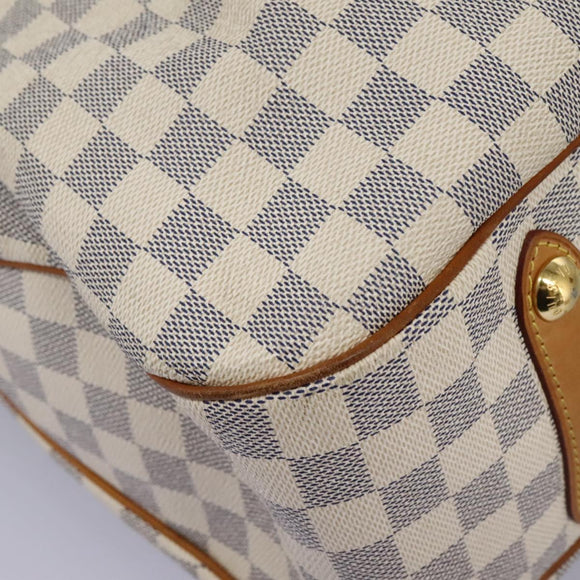 LOUIS VUITTON Damier Azur Siracusa GM Shoulder Bag N41111 LV Auth MX250