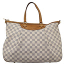 LOUIS VUITTON Damier Azur Siracusa GM Shoulder Bag N41111 LV Auth MX250-13