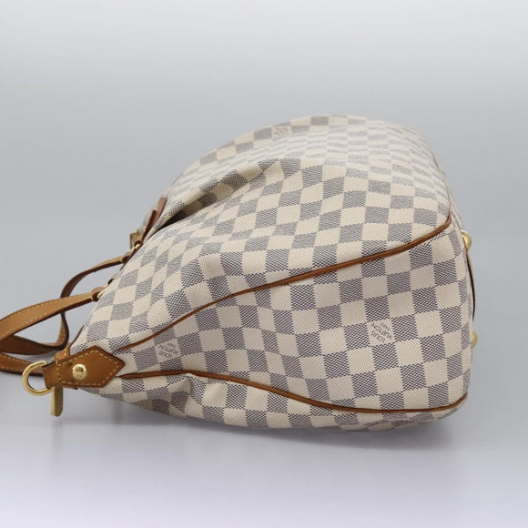 LOUIS VUITTON Damier Azur Siracusa GM Shoulder Bag N41111 LV Auth MX250