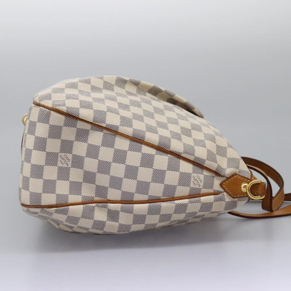 LOUIS VUITTON Damier Azur Siracusa GM Shoulder Bag N41111 LV Auth MX250