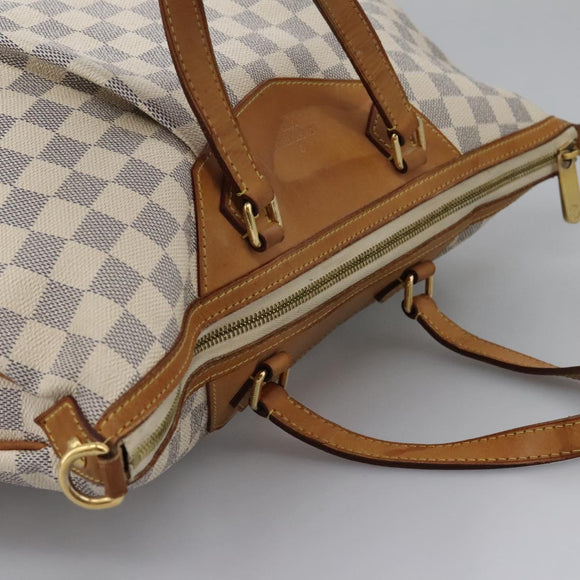 LOUIS VUITTON Damier Azur Siracusa GM Shoulder Bag N41111 LV Auth MX250