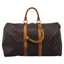 LOUIS VUITTON Monogram Keepall 45 Boston Bag M41428 LV Auth MX259-2