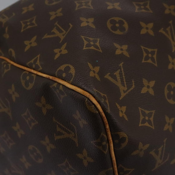 LOUIS VUITTON Monogram Keepall 55 Boston Bag M41424 LV Auth MX261