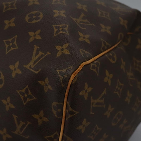 LOUIS VUITTON Monogram Keepall 55 Boston Bag M41424 LV Auth MX261