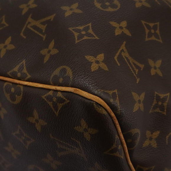 LOUIS VUITTON Monogram Keepall 55 Boston Bag M41424 LV Auth MX261