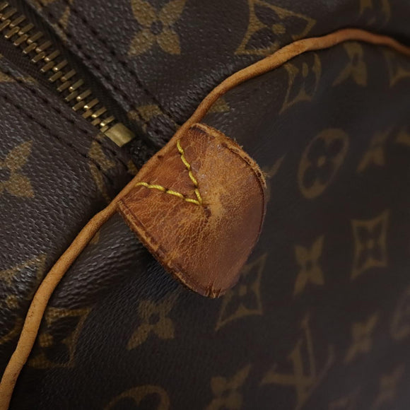 LOUIS VUITTON Monogram Keepall 55 Boston Bag M41424 LV Auth MX261