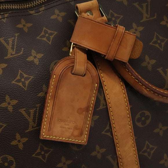 LOUIS VUITTON Monogram Keepall 55 Boston Bag M41424 LV Auth MX261