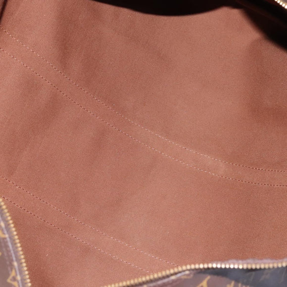 LOUIS VUITTON Monogram Keepall 55 Boston Bag M41424 LV Auth MX261