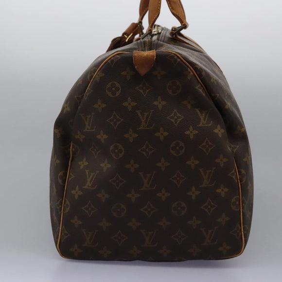 LOUIS VUITTON Monogram Keepall 55 Boston Bag M41424 LV Auth MX261