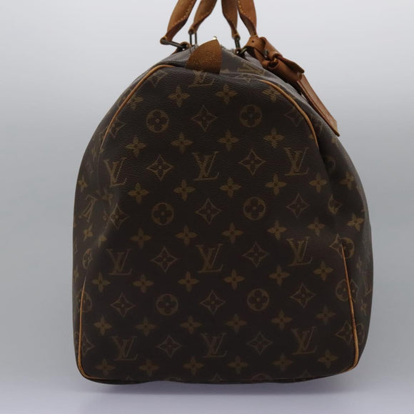 LOUIS VUITTON Monogram Keepall 55 Boston Bag M41424 LV Auth MX261
