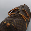 LOUIS VUITTON Monogram Keepall 55 Boston Bag M41424 LV Auth MX261-6