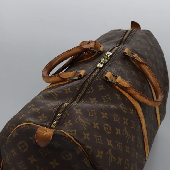 LOUIS VUITTON Monogram Keepall 55 Boston Bag M41424 LV Auth MX261