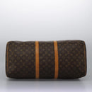 LOUIS VUITTON Monogram Keepall 55 Boston Bag M41424 LV Auth MX261-5