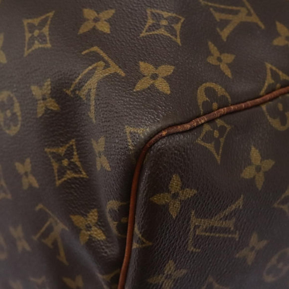 LOUIS VUITTON Monogram Keepall 55 Boston Bag M41424 LV Auth MX262