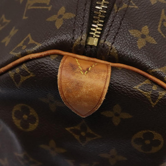LOUIS VUITTON Monogram Keepall 55 Boston Bag M41424 LV Auth MX262